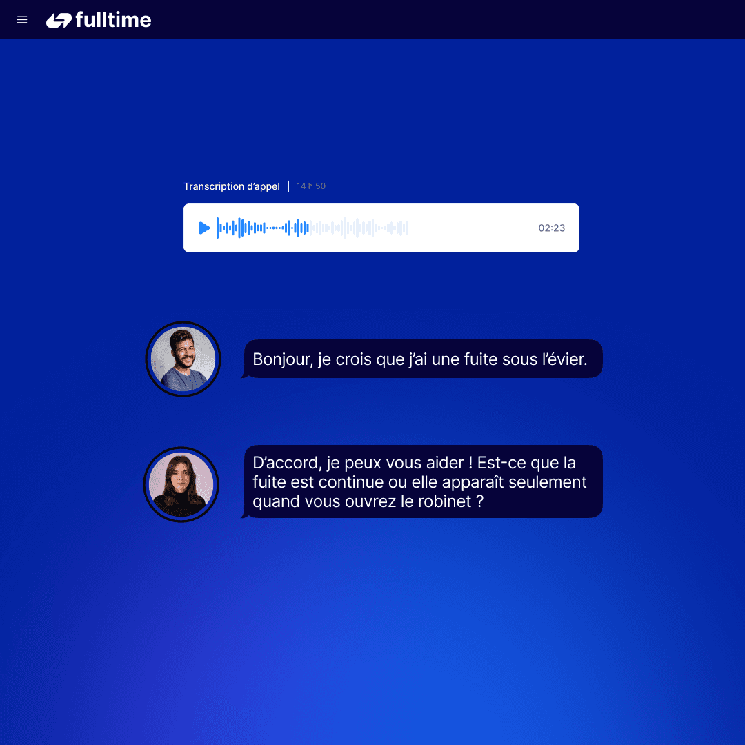 Réponse professionnelle aux appels